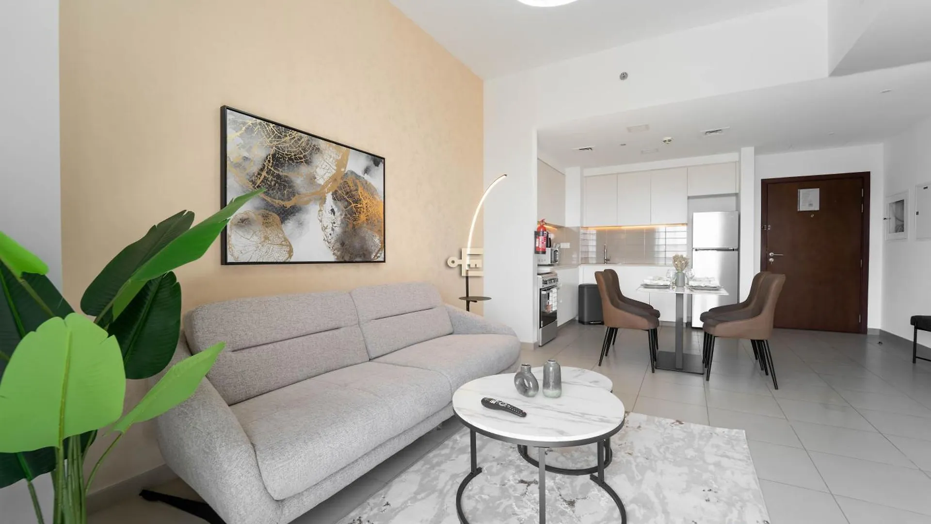 Modern Minimalist 1Br Hayat Blvd Prime Spot Apartment Dubai United Arab Emirates